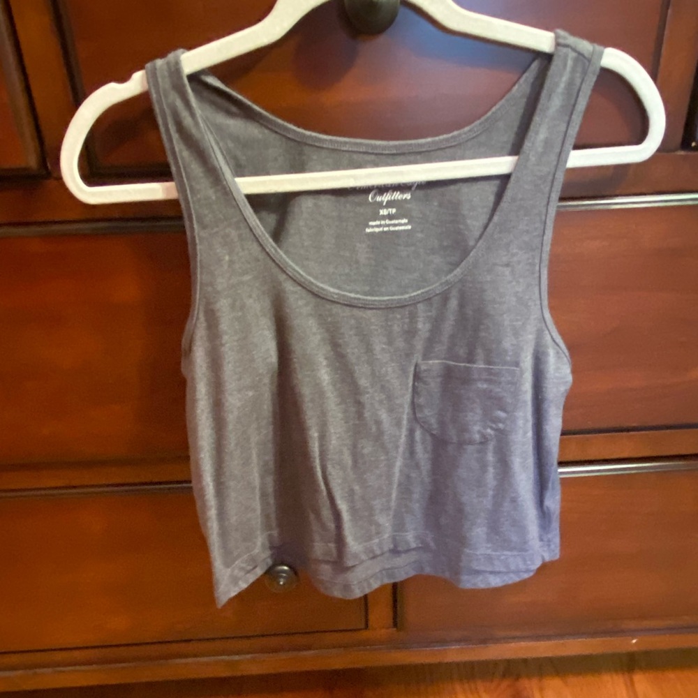 Women's gray tank top